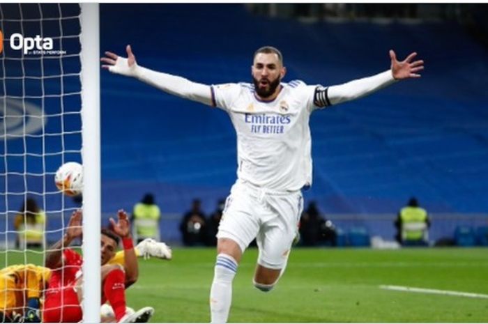 Gol tunggal Karim Benzema membawa Real Madrid menumbangkan Athletic Bilbao dalam laga tunda pekan ke-9 Liga Spanyol.