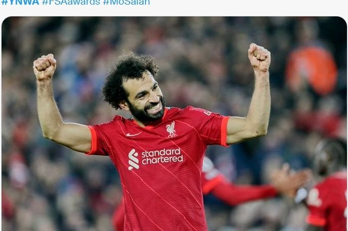 Penyerang Liverpool, Mohamed Salah.