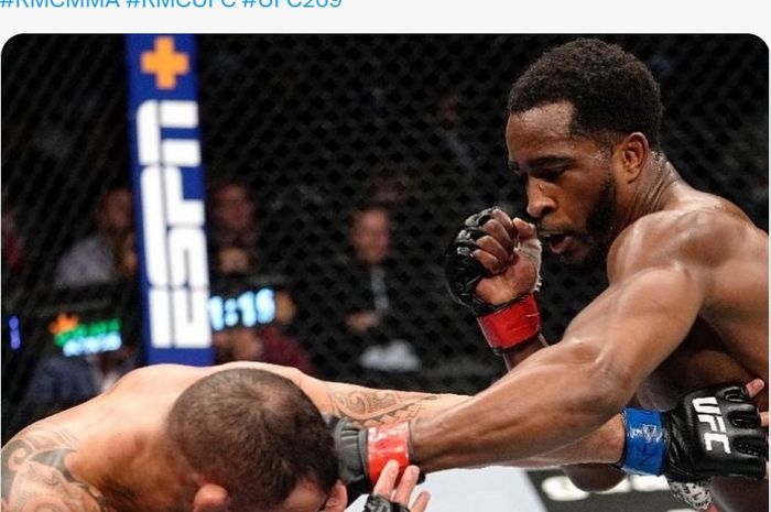 Geoff Neal mengalahkan Santiago Ponzinibbio di UFC 269, Minggu (12/12/2021) di Las Vegas.