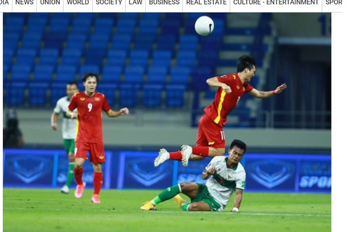 Laga Timnas Indonesia vs Vietnam pada Kualifikasi Piala Dunia 2022 Zona Asia, 7 Juni lalu.