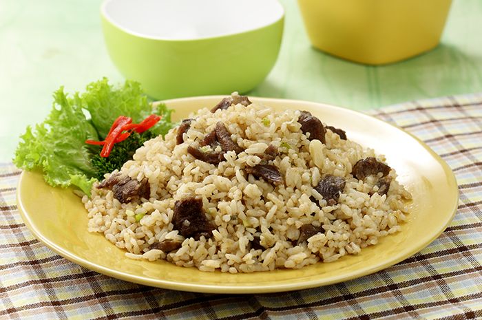 Hidangan nasi goreng kambing