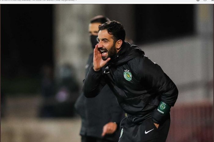 Pelatih Sporting CP, Ruben Amorim, menepis rumor soal jadi pelatih Man United