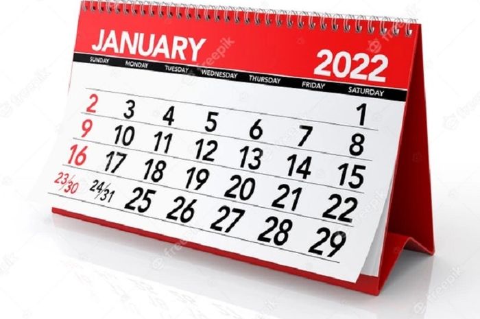 Kalender Bulan Januari 2022 Lengkap, Jangan Lewatkan Peringatan Tahun