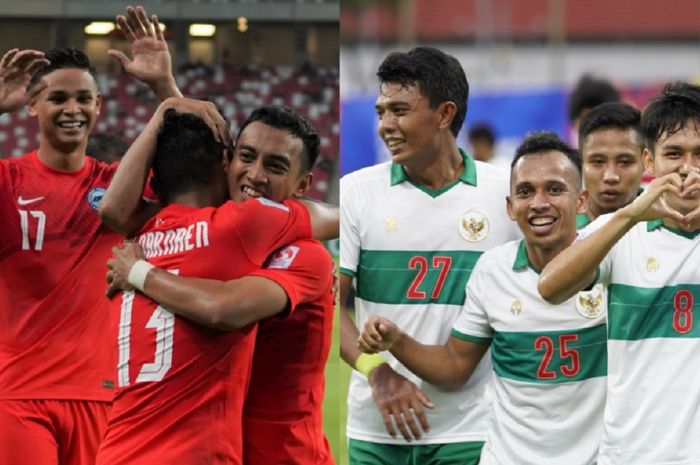 Singapura bermain imbang 1-1 dengan Timnas Indonesia dalam semifinal leg pertama Piala AFF 2020 di Stadion Nasional, Kallang, Singapura, Rabu (22/12/2021) malam WIB.