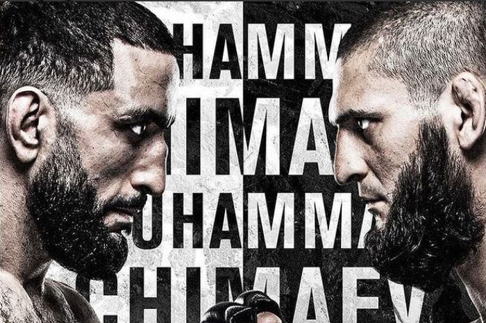 Unggahan poster wacana pertarungan dua jagoan UFC, Khamzat Chimaev vs Belal Muhammad.