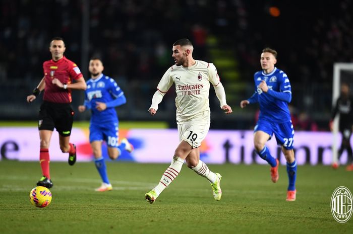 AC Milan sukses meraih kemenangan 4-2 atas Empoli dalam lanjutan Liga Italia 2021-2022.