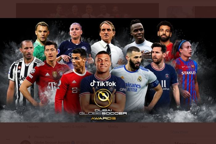 Trofi Globe Soccer Awards 2021 dianugerahkan pada Senin (27/1/2021).