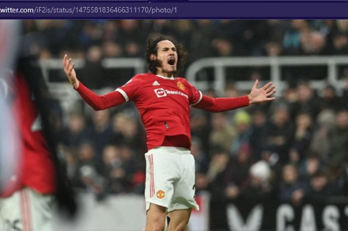 Cabut dari Man United, Edinson Cavani Berpotensi Gabung