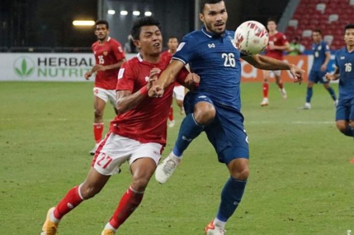 Duel Timnas Indonesia menghadapi Timnas Thailand di leg pertama final Piala AFF 2020, Rabu (29/12/2021) malam WIB