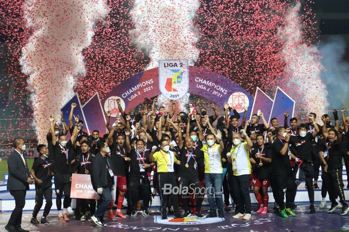 Persis Solo berhasil menjadi Juara Liga 2 2021.