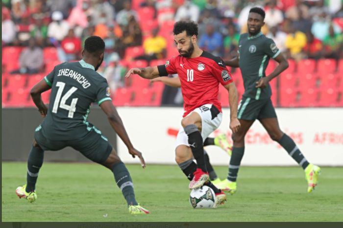Mohamed Salah gagal mencetak gol sehingga Mesir kalah 0-1 dari Nigeria dalam laga Grup D Piala Afrika 2021, Selasa (11/1/2022) di Garoua.  