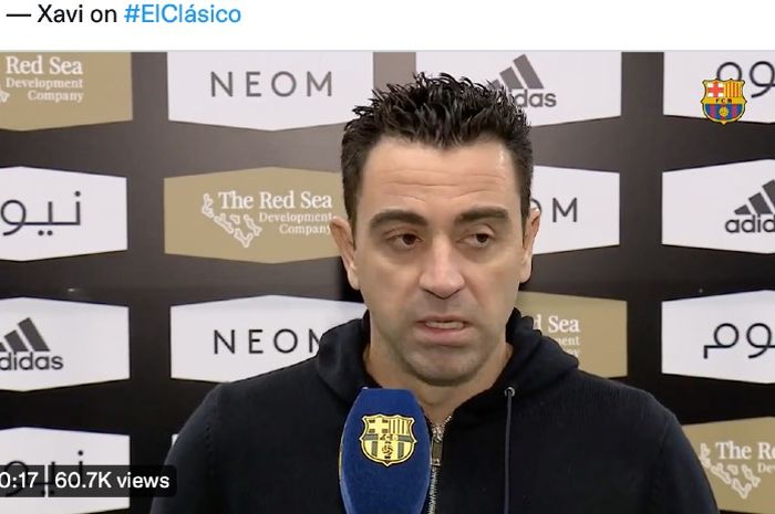 Pelatih Barcelona, Xavi Hernandez.