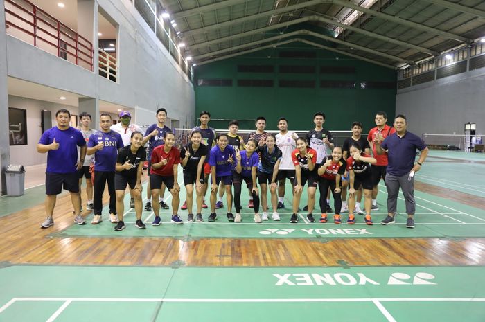 Para juara Seleknas PBSI 2022 menjalani rangkaian tes sebelum menjadi pemain pelatnas yang digelar di Pelatnas Cipayung, Jakarta Timur, 17-18 Januari 2022.