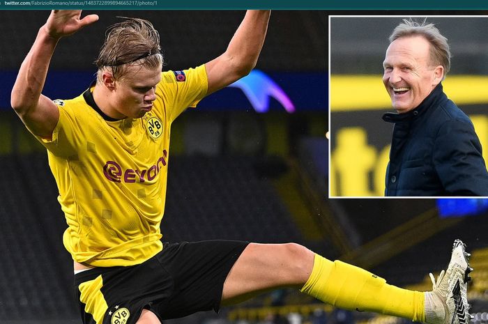 CEO Borussia Dortmund, Hans-Joachim Watzke, menanggapi kabar soal tekanan yang diberikan kepada Erling Haaland soal masa depannya.