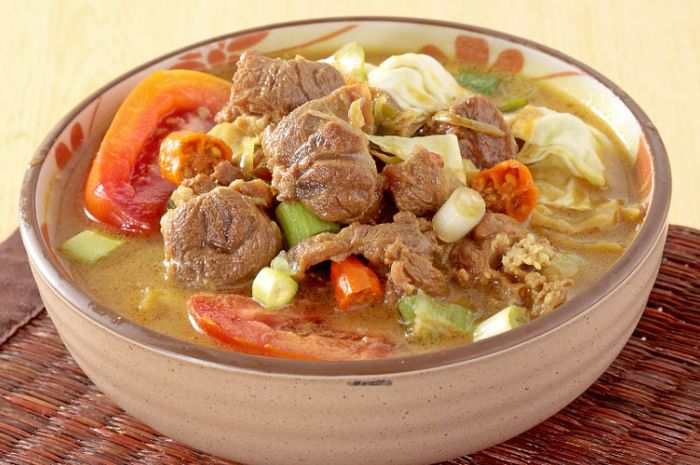 Hidangan tongseng kambing untuk Idul Adha.