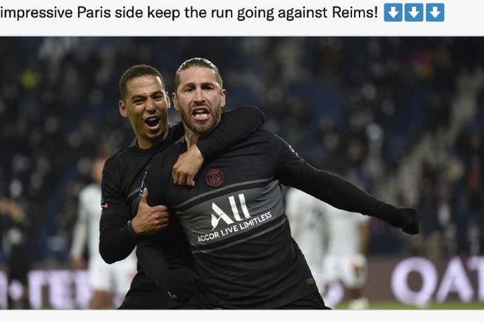 Bek Paris Saint-Germain, Sergio Ramos (kanan)