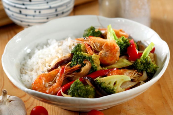 Cah brokoli udang jamur, inspirasi menu sahur Ramadhan 2022