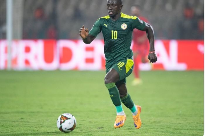 Sadio Mane, membuat satu gol dan satu assist saat Senegal mengalahkan Burkina Faso 3-1 di semifinal Piala Afrika 2021, Rabu (2/2/2022) di Yaounde.