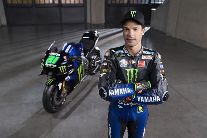 Pembalap MotoGP dari tim Monster Energy Yamaha, Franco Morbidelli.