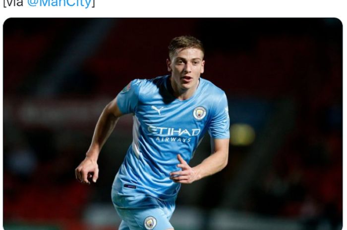 Penyerang muda milik Manchester City, Liam Delap