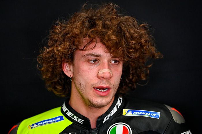 Salah satu debutan MotoGP 2022, Marco Bezzecchi.