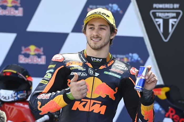 Pembalap MotoGP dari tim Tech3 KTM, Remy Gardner.