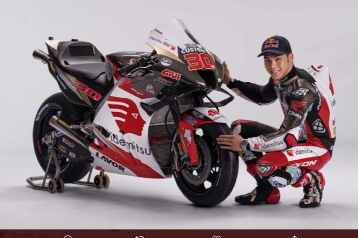 Livery motor LCR Honda Idemitsu untuk MotoGP 2022