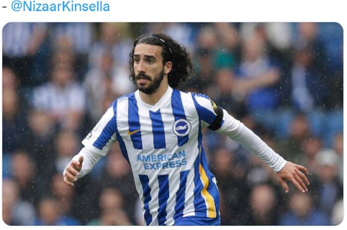 Bek kiri andalan Brighton &amp; Hove Albion, Marc Cucurella