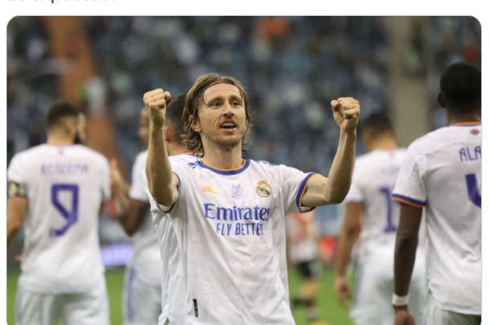Gelandang andalan Real Madrid, Luka Modric