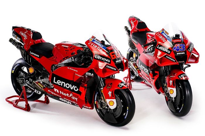 Desmosedici GP22, motor MotoGP dari tim Ducati Lenovo untuk musim 2022. 