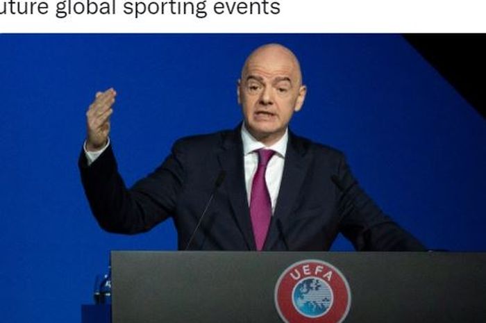 Presiden FIFA, Gianni Infantino.