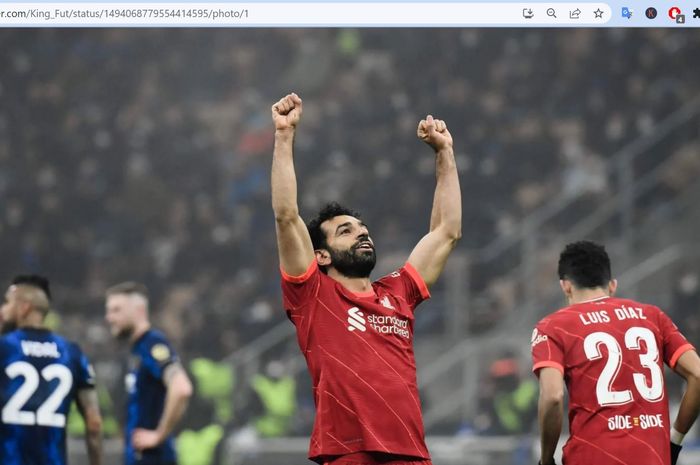 Mohamed Salah resmi menjadi pawang duo Milan setelah berhasil mencetak gol pamungkas Liverpool di ajang Liga Champions 2021-2022.