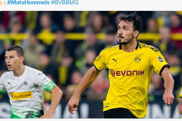 Pemain Borussia Dortmund, Mats Hummels. 