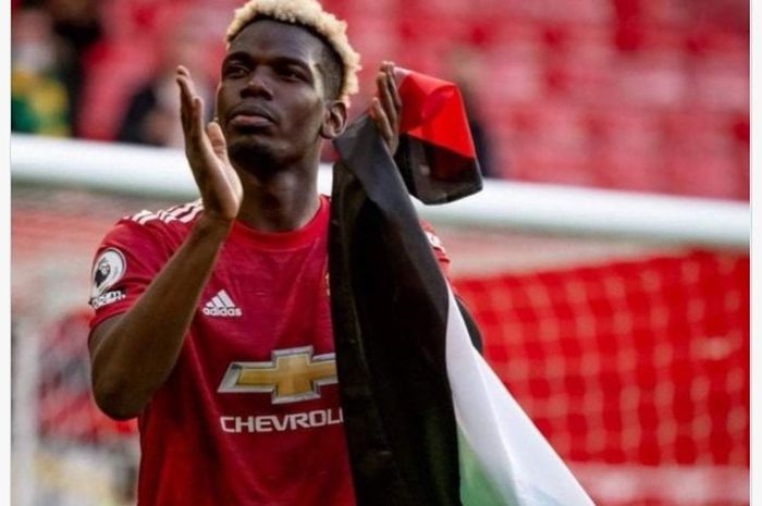 Pemain Manchester United, Paul Pogba.