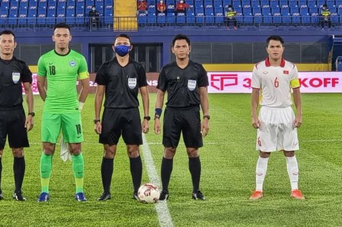 Singapura vs Vietnam di Piala AFF U-23 2022.
