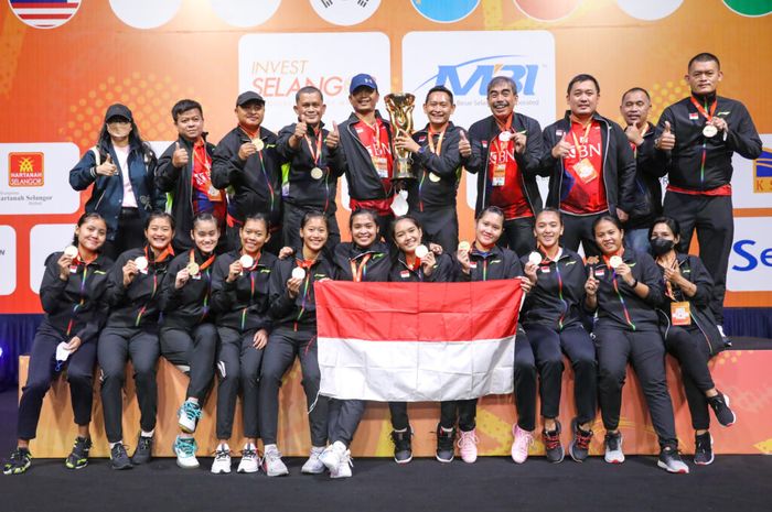 Tim bulu tangkis putri Indonesia berhasil juarai turnamen beregu Asia 2022.