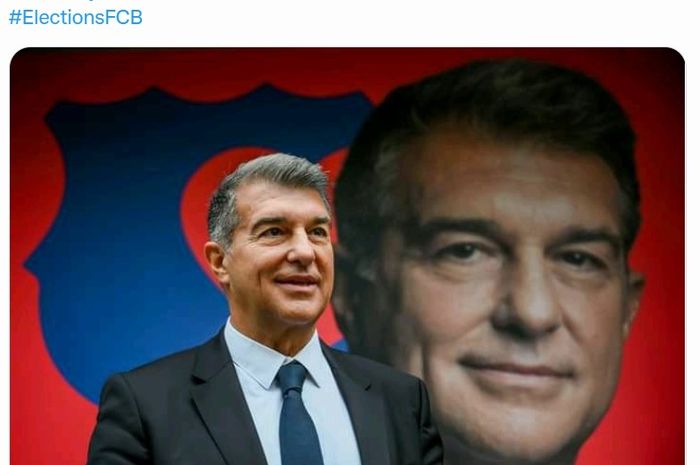 Presiden Barcelona, Joan Laporta.