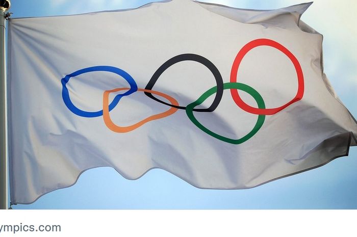 Ilustrasi Bendera Olimpiade.