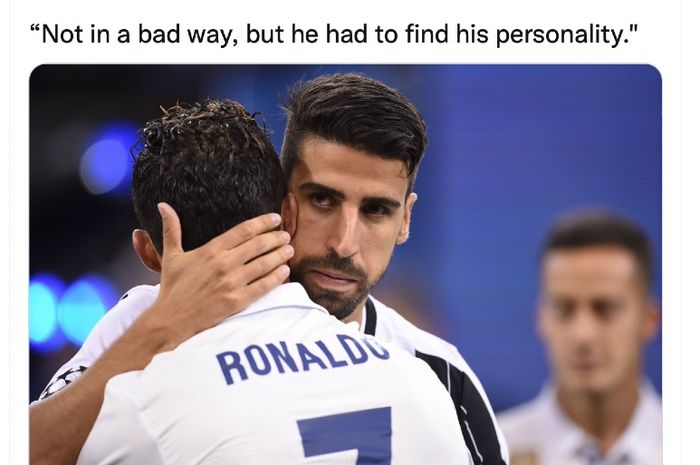Sami Khedira dan Cristiano Ronaldo