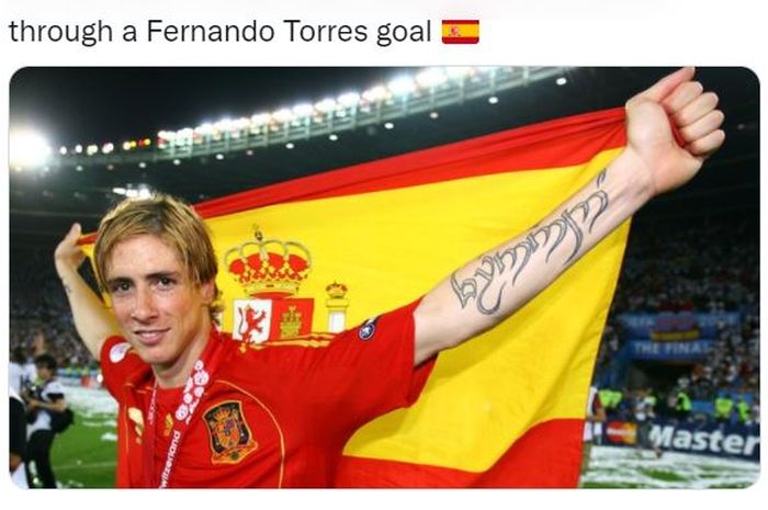 Fernando Torres saat membawa timnas Spanyol juara Euro 2008.