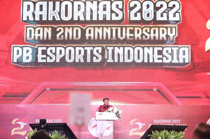 Pengurus Besar (PB) Esports Indonesia menggelar Rapat Koordinasi Nasional (Rakornas). Ketua Umum PB Esports Indonesia.