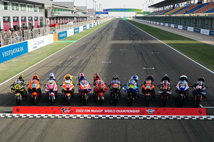 Motor para pembalap MotoGP yang berlaga pada musim 2022