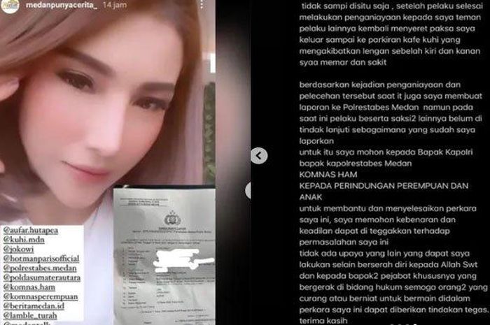 Citra Andy mengaku mengalami pelecehan dan penganiayaan, seret nama Aufar Hutapea