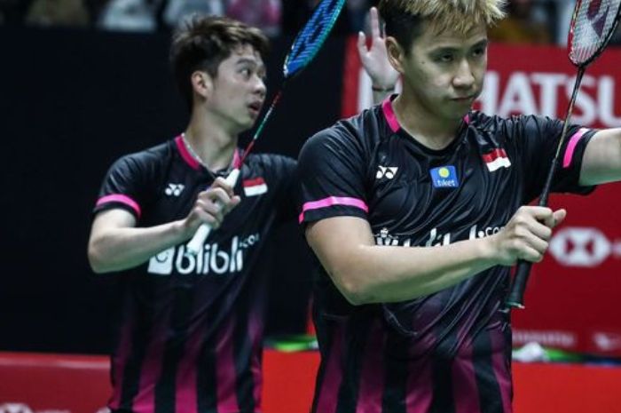 Ganda putra Indonesia, Marcus Fernaldi Gideon/Kevin Sanjaya Sukamuljo dkk diharapkan bisa menghapus luka wakil tuan rumah di Indonesia Masters 2022.