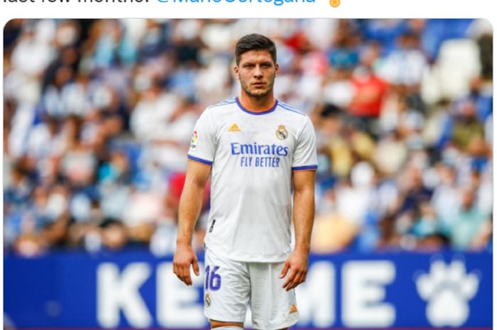 Striker Real Madrid, Luka Jovic.