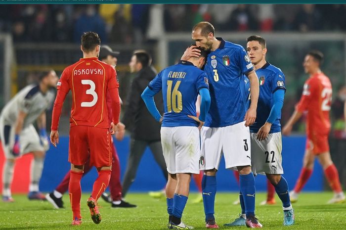 Italia harus tersingkir dan gagal melaju ke final play-off Kualifikasi Piala Dunia 2022 usai kalah 0-1 dari Makedonia Utara.
