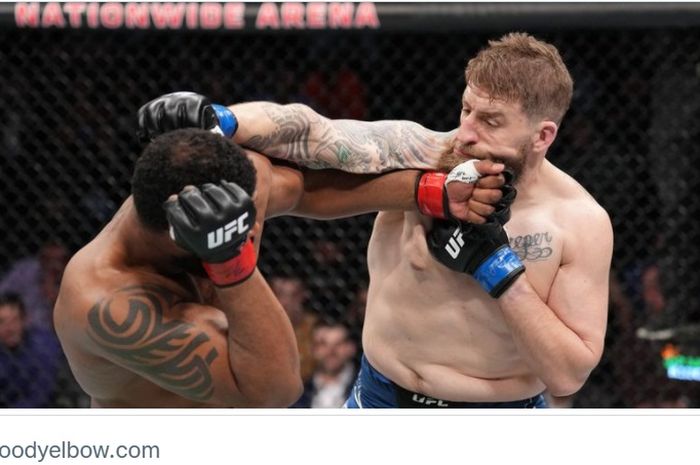 Pertarungan Curtis Blaydes melawan Chris Daukaus di UFC Columbus, Minggu (27/3/2022) WIB.