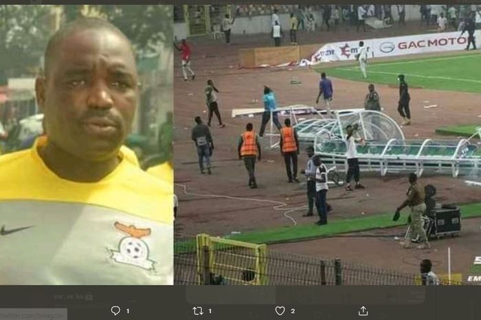 petugas Doping CAF, Dr Kabungo meninggal dunia usai kericuhan laga Kualifikasi Piala Dunia 2022 Qatar antara Nigeria vs Ghana.