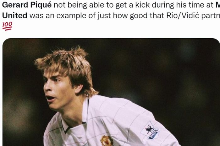  Gerard Pique memberikan komentarnya terkait dengan pengalamannya bermain bersama Roy Keane.