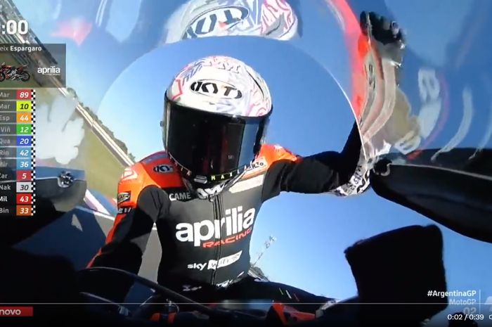 Aleix Espargaro mencetak sejarah untuk Aprilia di hasil kualifikasi MotoGP Argentina 2022